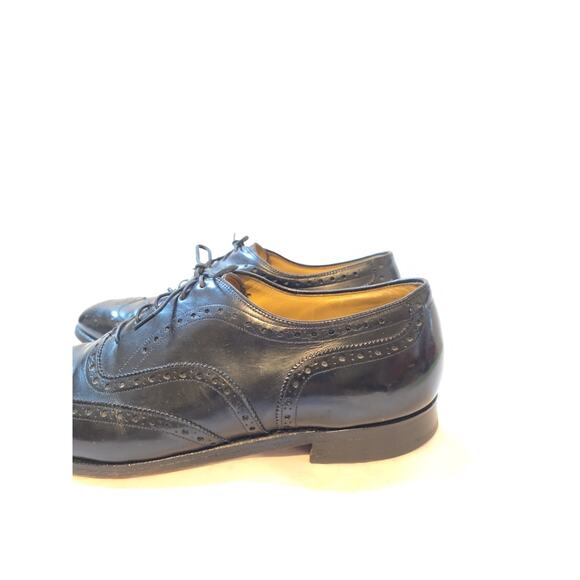 Johnston & Murphy Aristocraft Mens Wingtip Oxford Dress Shoes 10.5 C/A Black USA main image 5